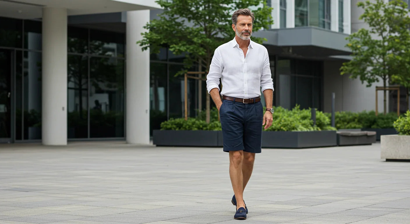 Short Mauricinho e Bermudas Premium: A Revolução da Moda Masculina para o Homem Maduro