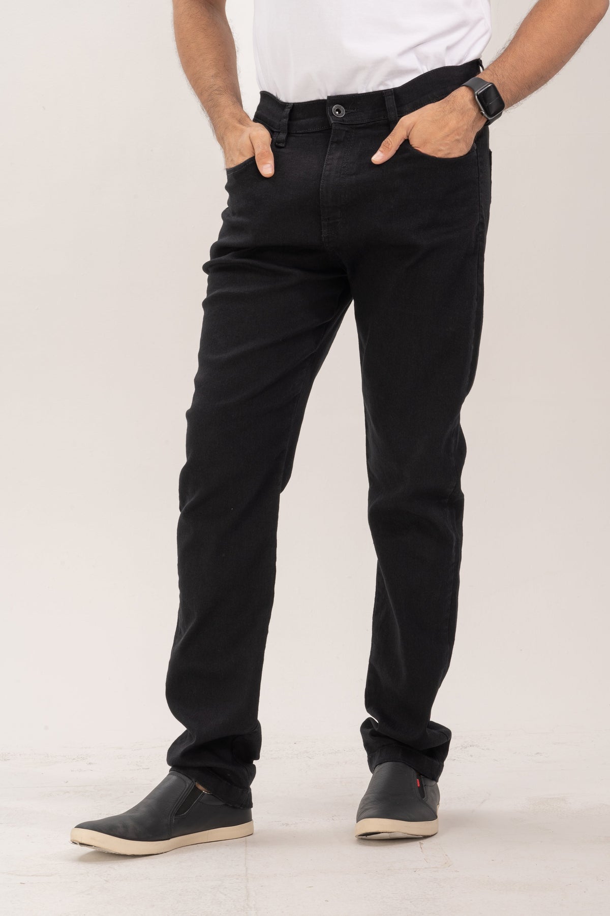 Calça Five Pocket Jeans Black Slim