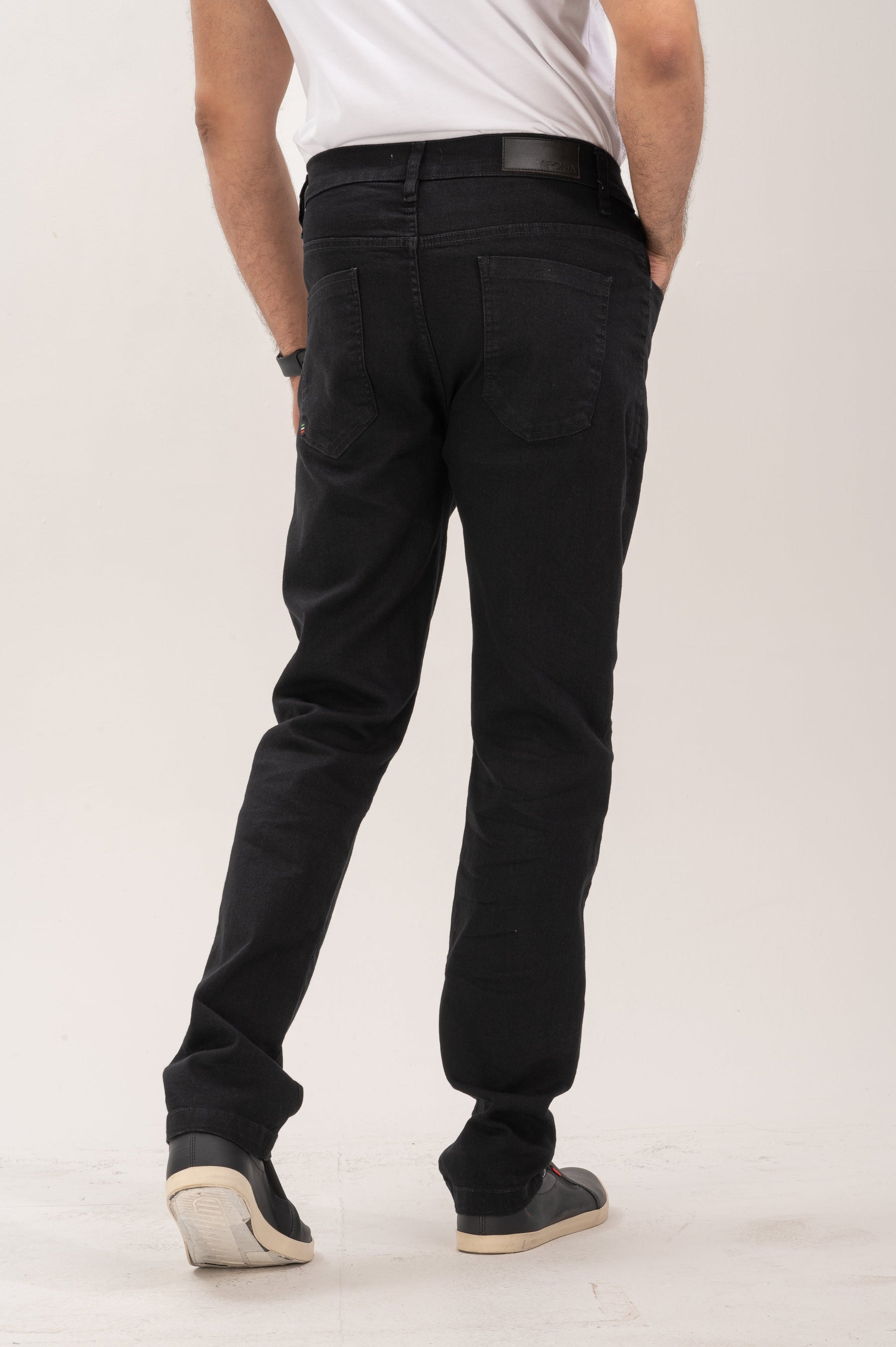 Calça Five Pocket Jeans Black Slim