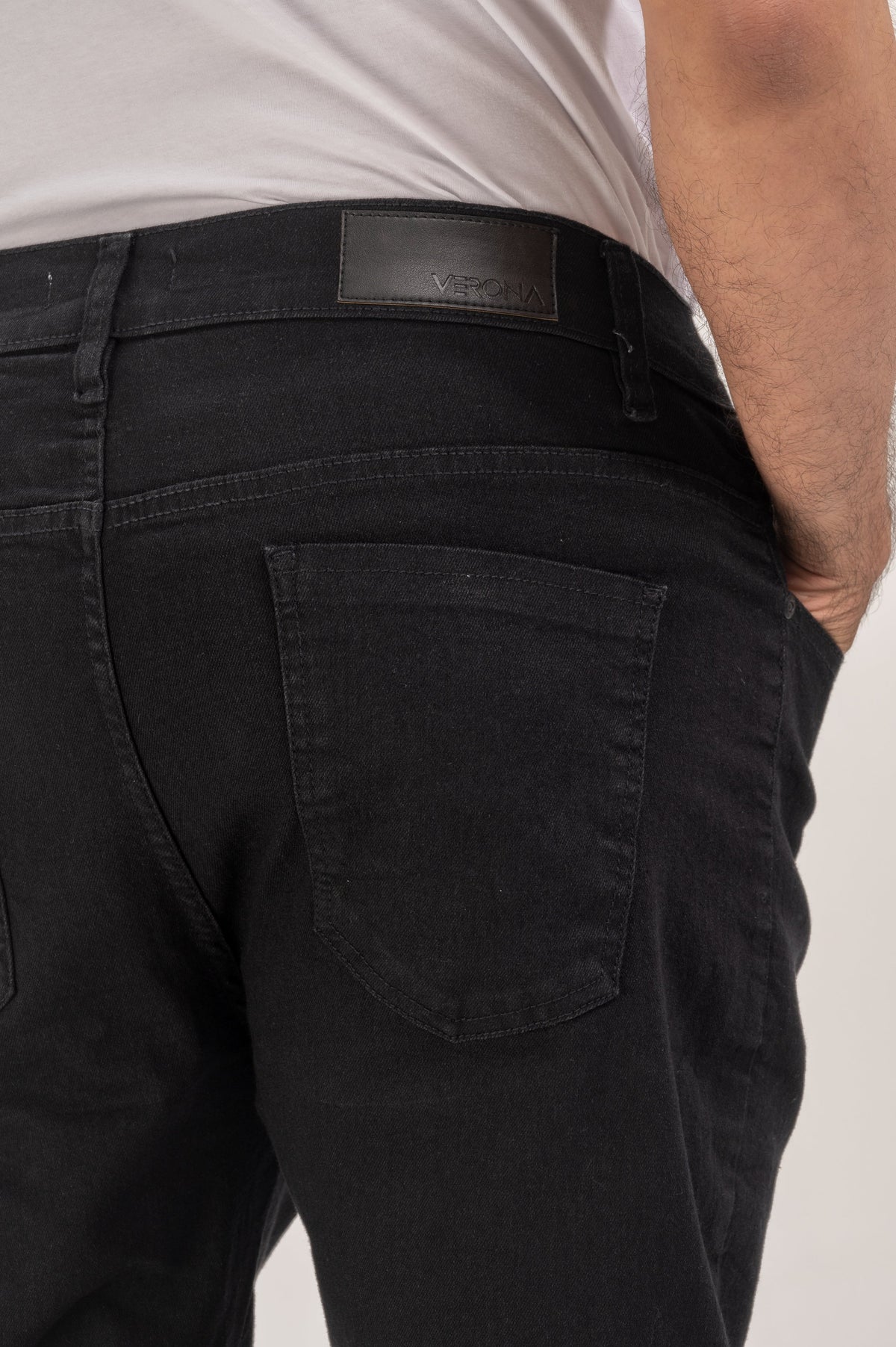 Calça Five Pocket Jeans Black Slim