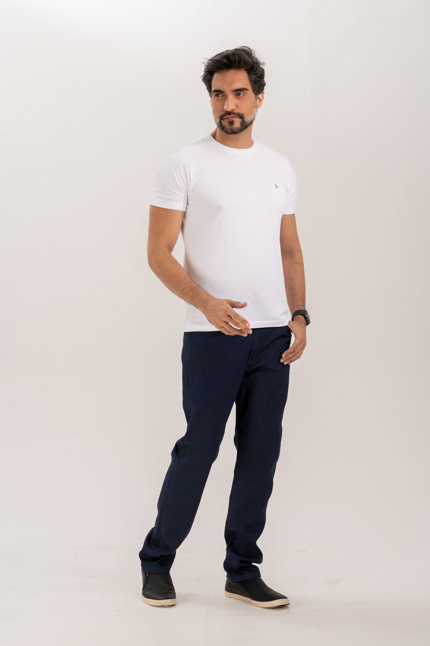 Calça Five Pocket Jeans Carbono Slim