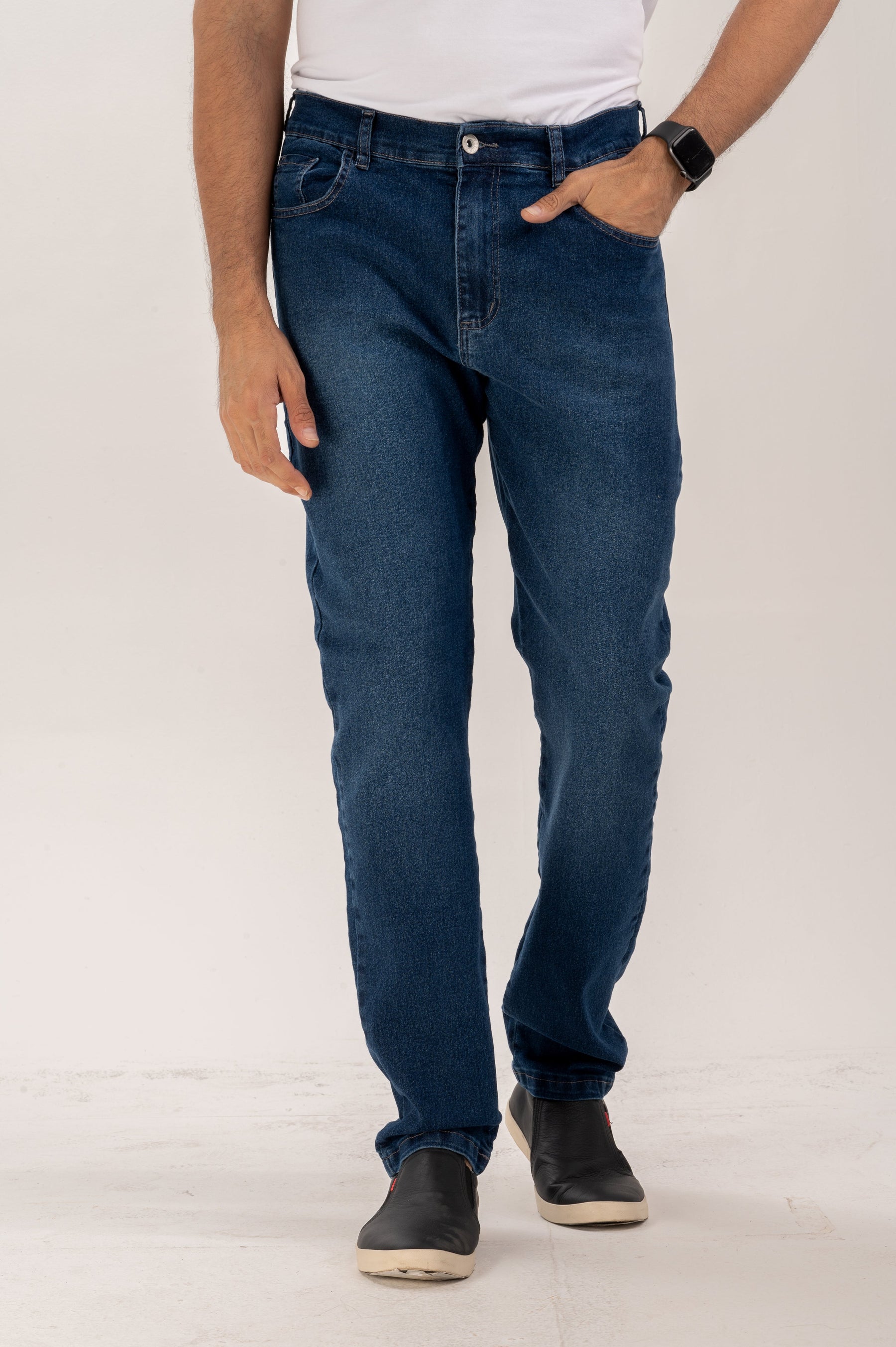 Calça Five Pocket Jeans Stone Slim