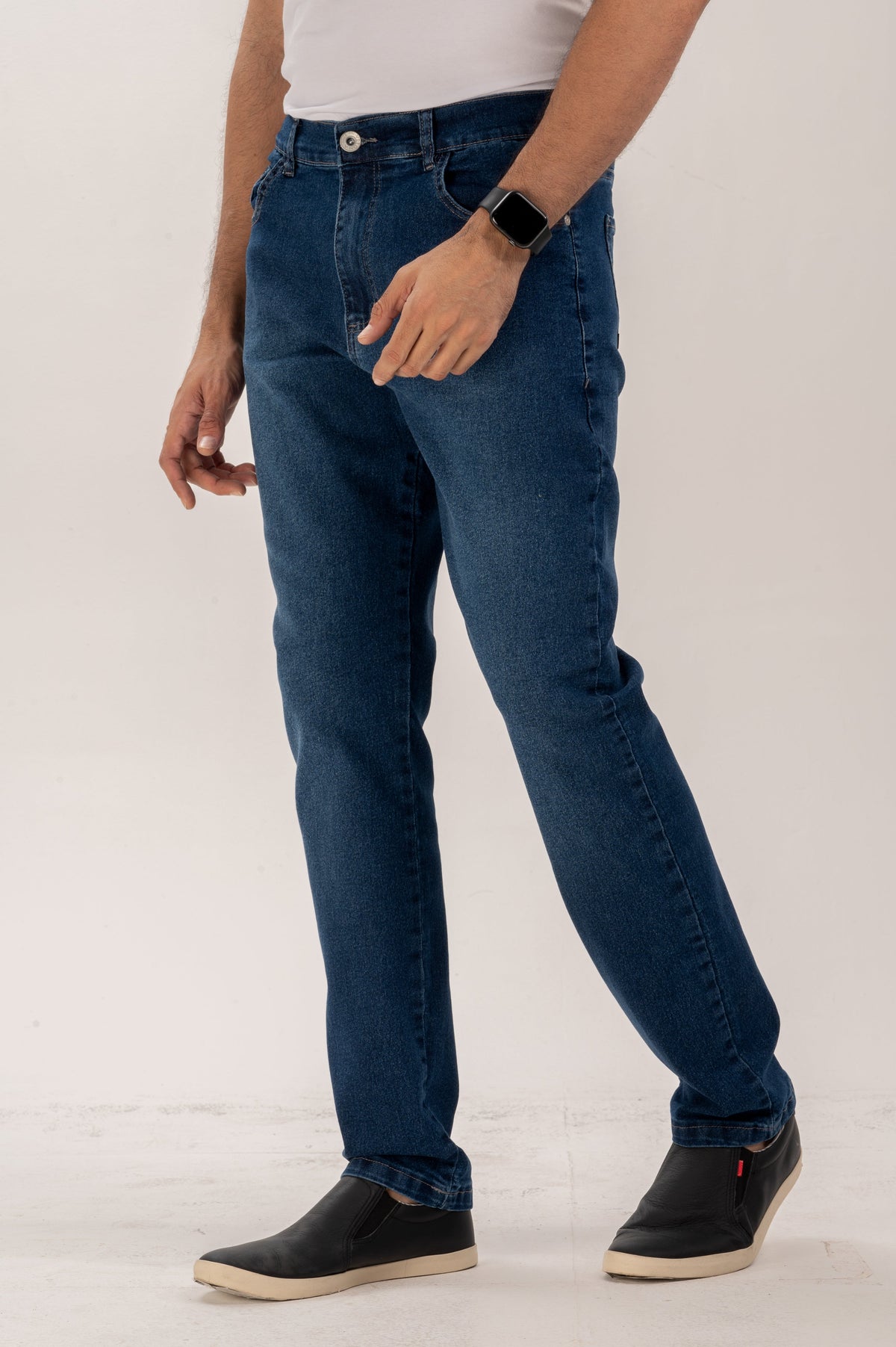 Calça Five Pocket Jeans Stone Slim
