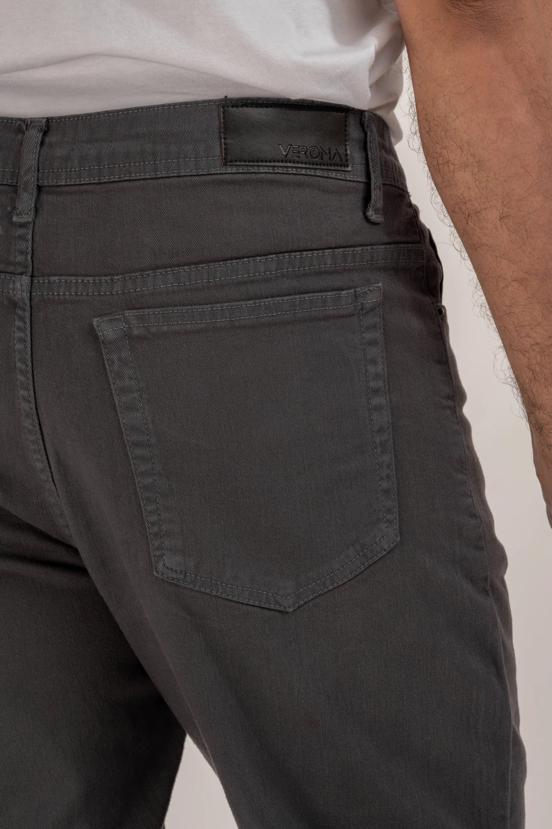 Calça Five Pocket Sarja Slim