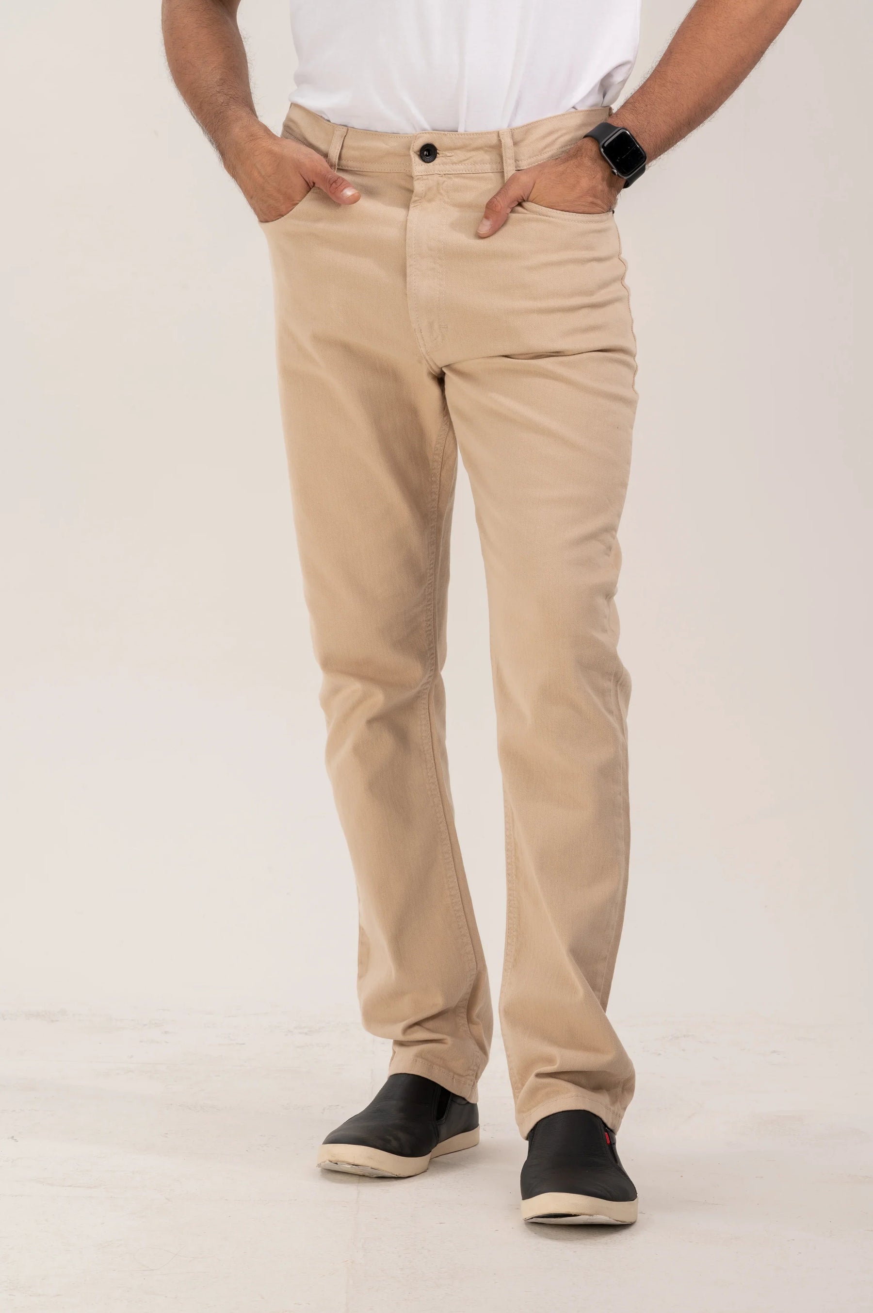 Calça Five Pocket Sarja Slim
