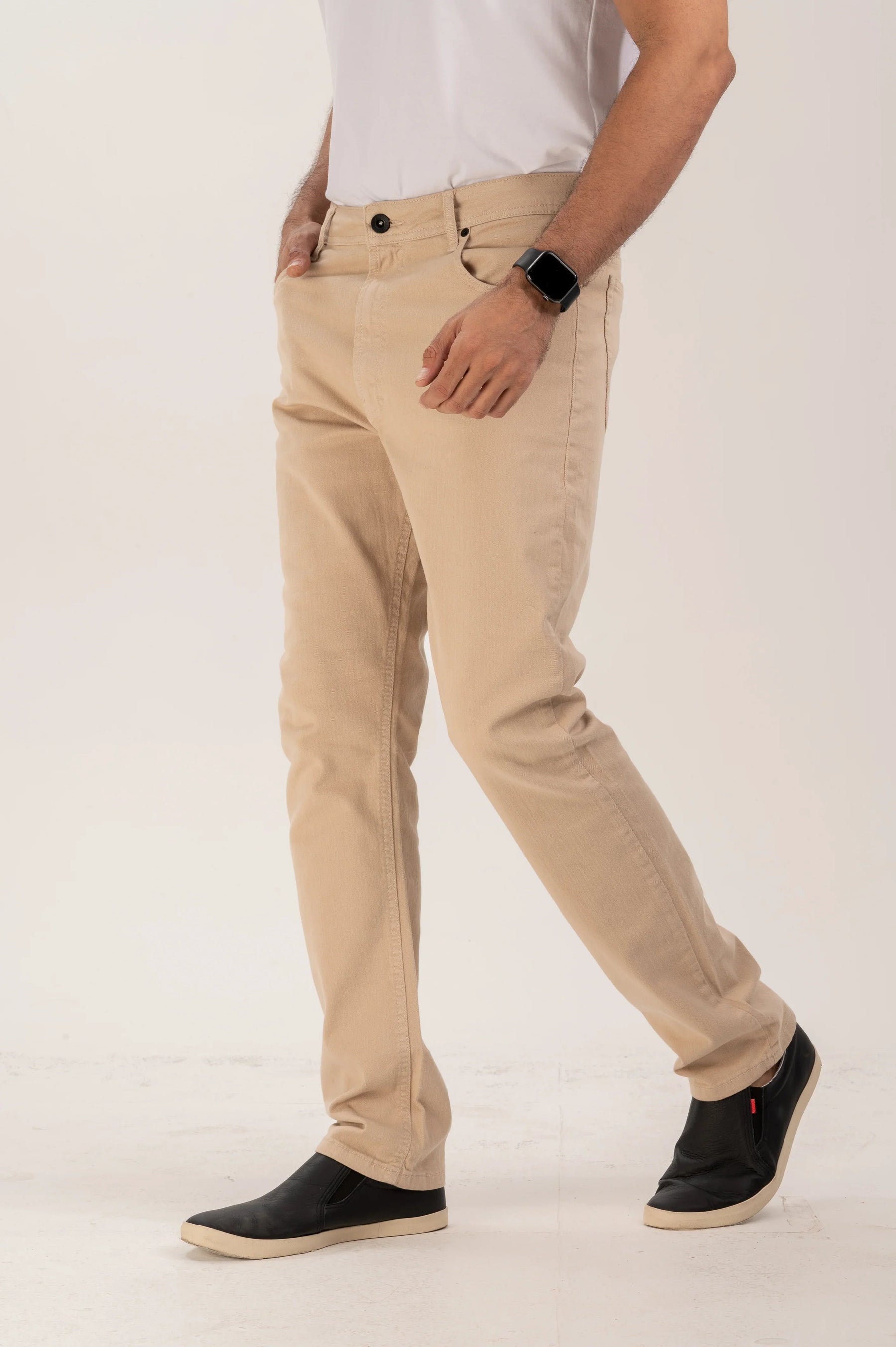 Calça Five Pocket Sarja Slim