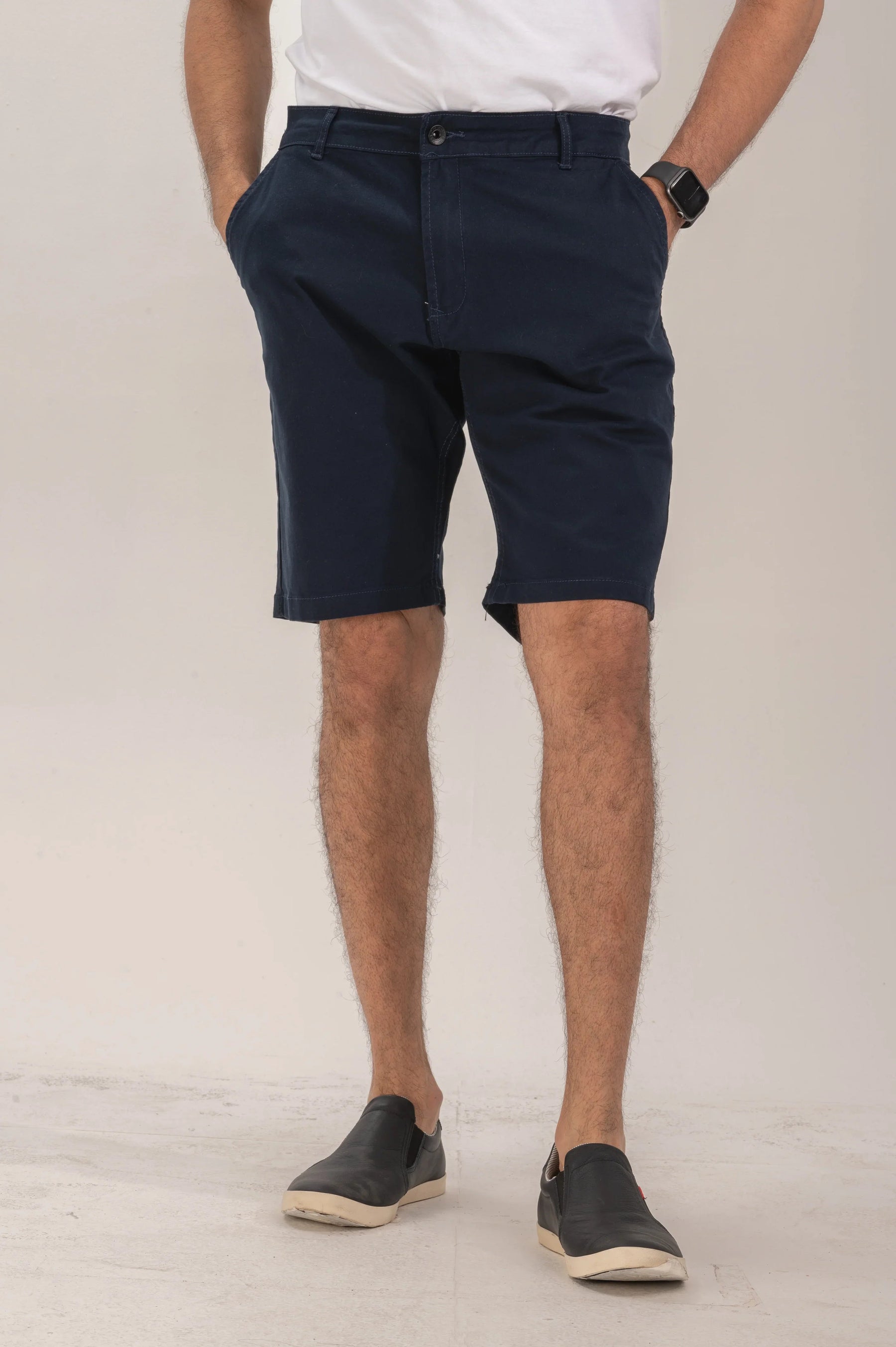 Bermuda Chino Sarja Premium Alfaiataria Slim