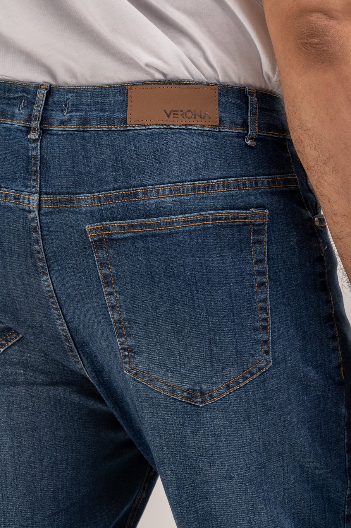 Calça Premium Jeans Escuro Slim