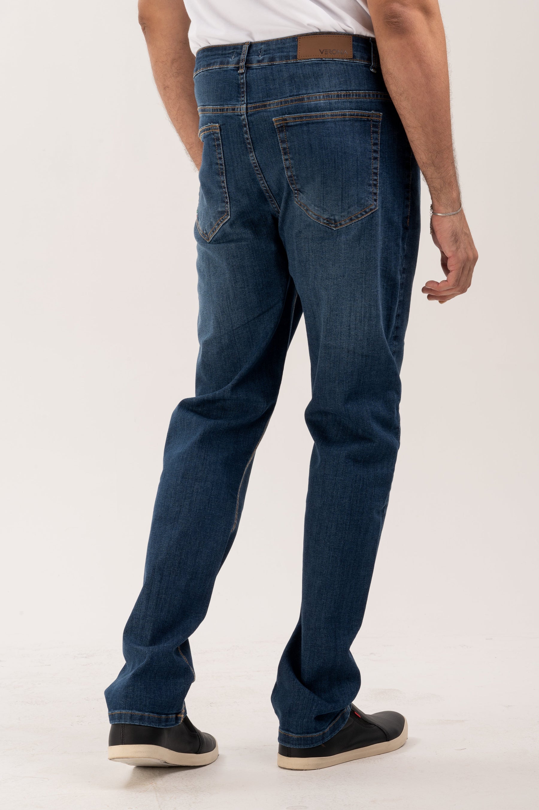 Calça Premium Jeans Escuro Slim