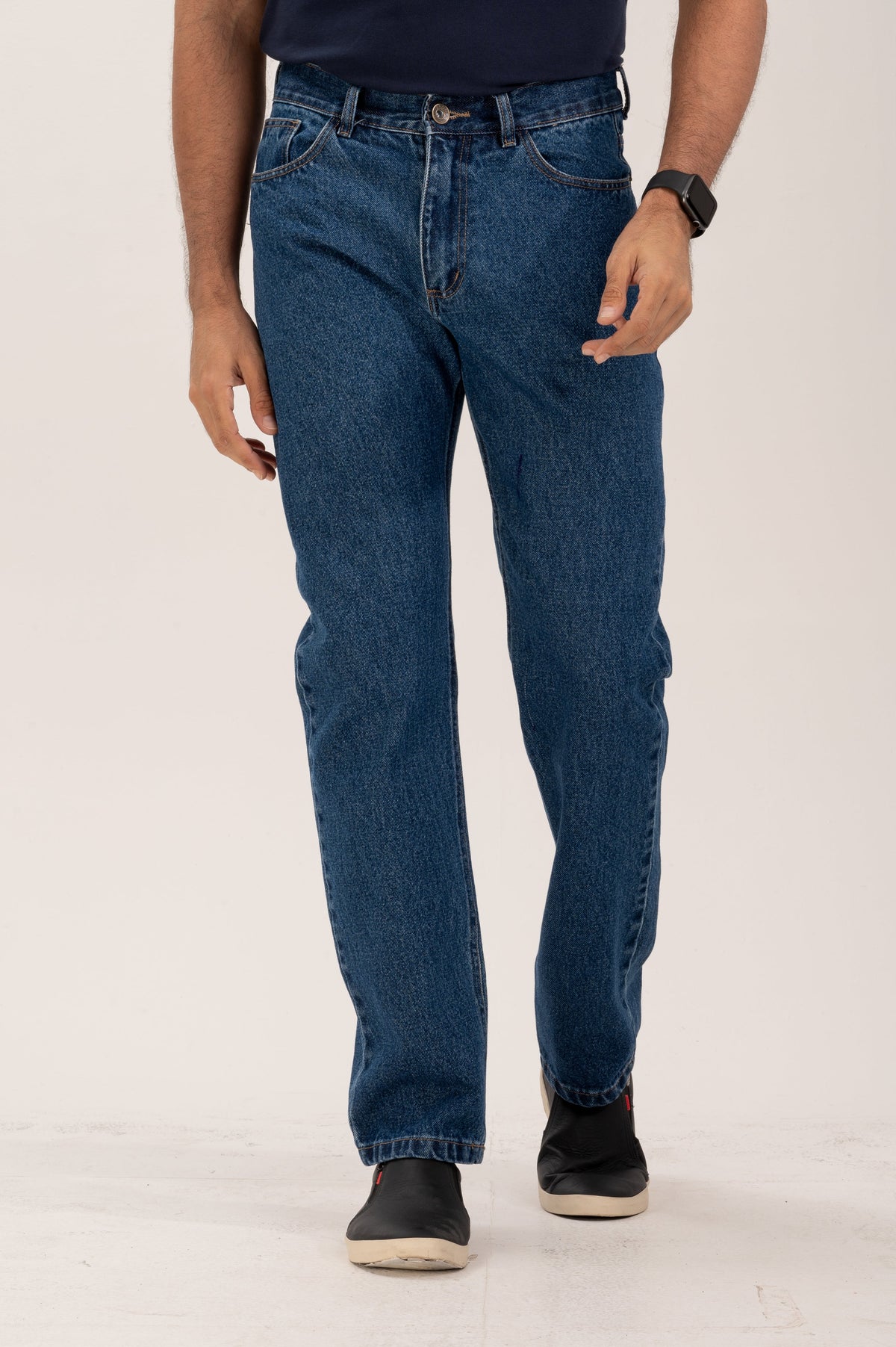 Calça Five Pocket Jeans 13oz Reta