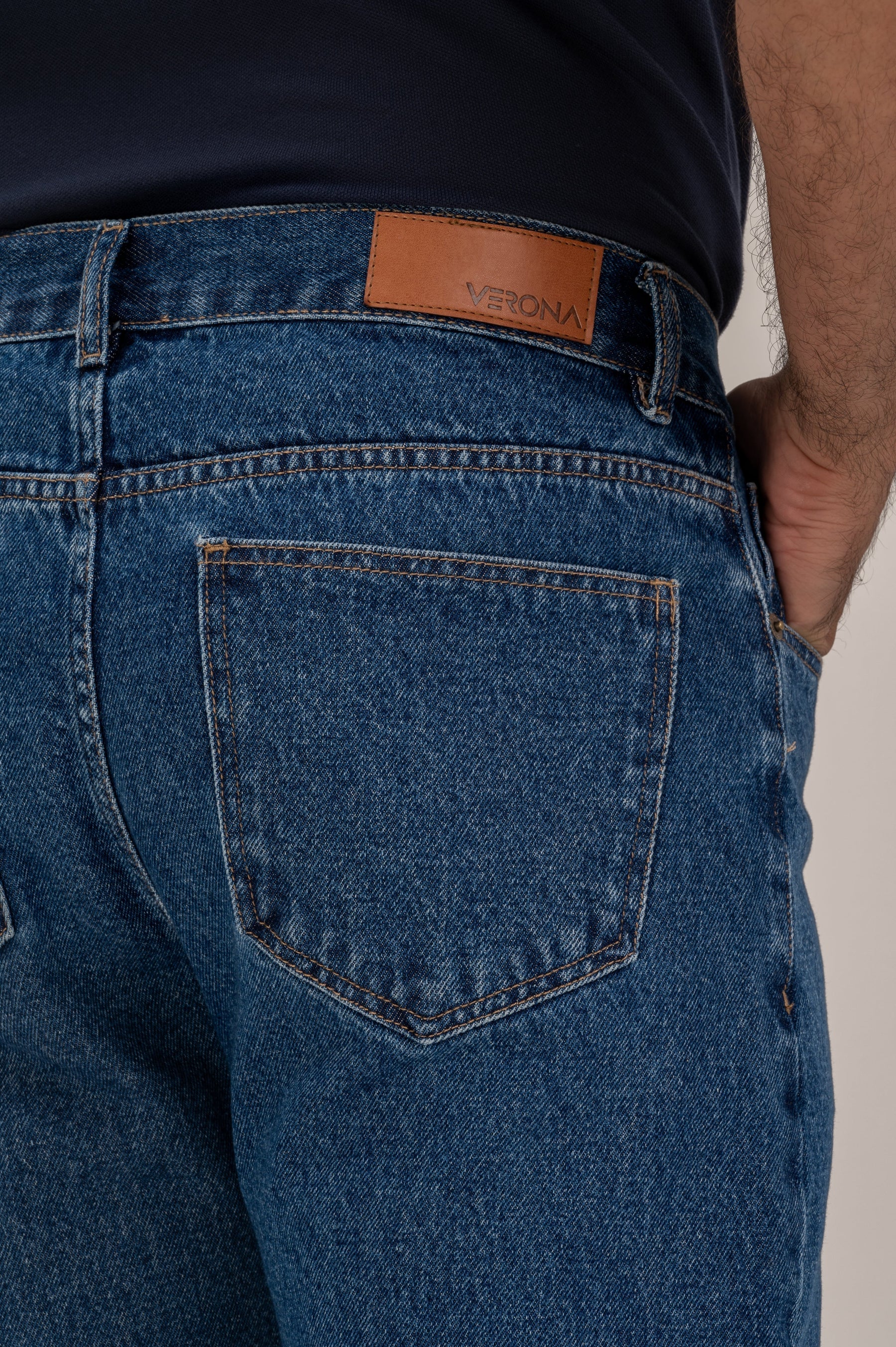 Calça Five Pocket Jeans 13oz Reta