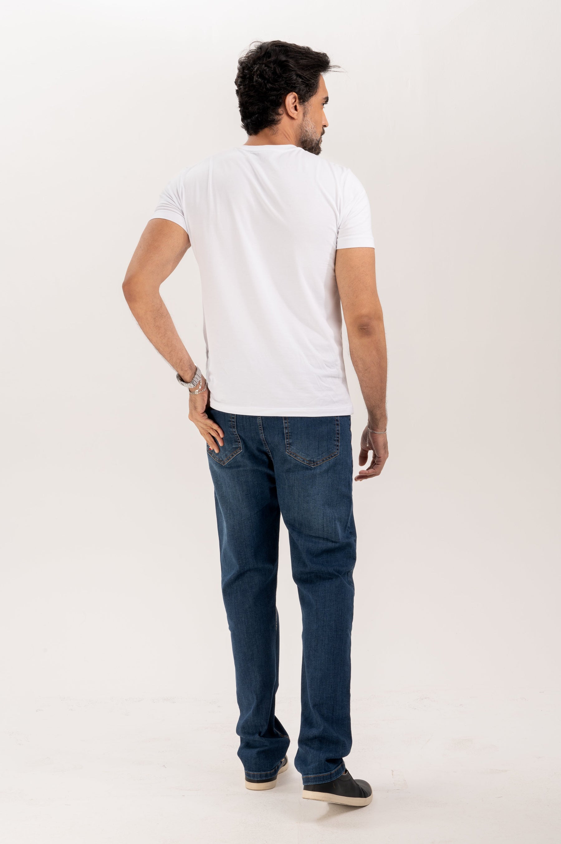 Calça Premium Jeans Escuro Slim