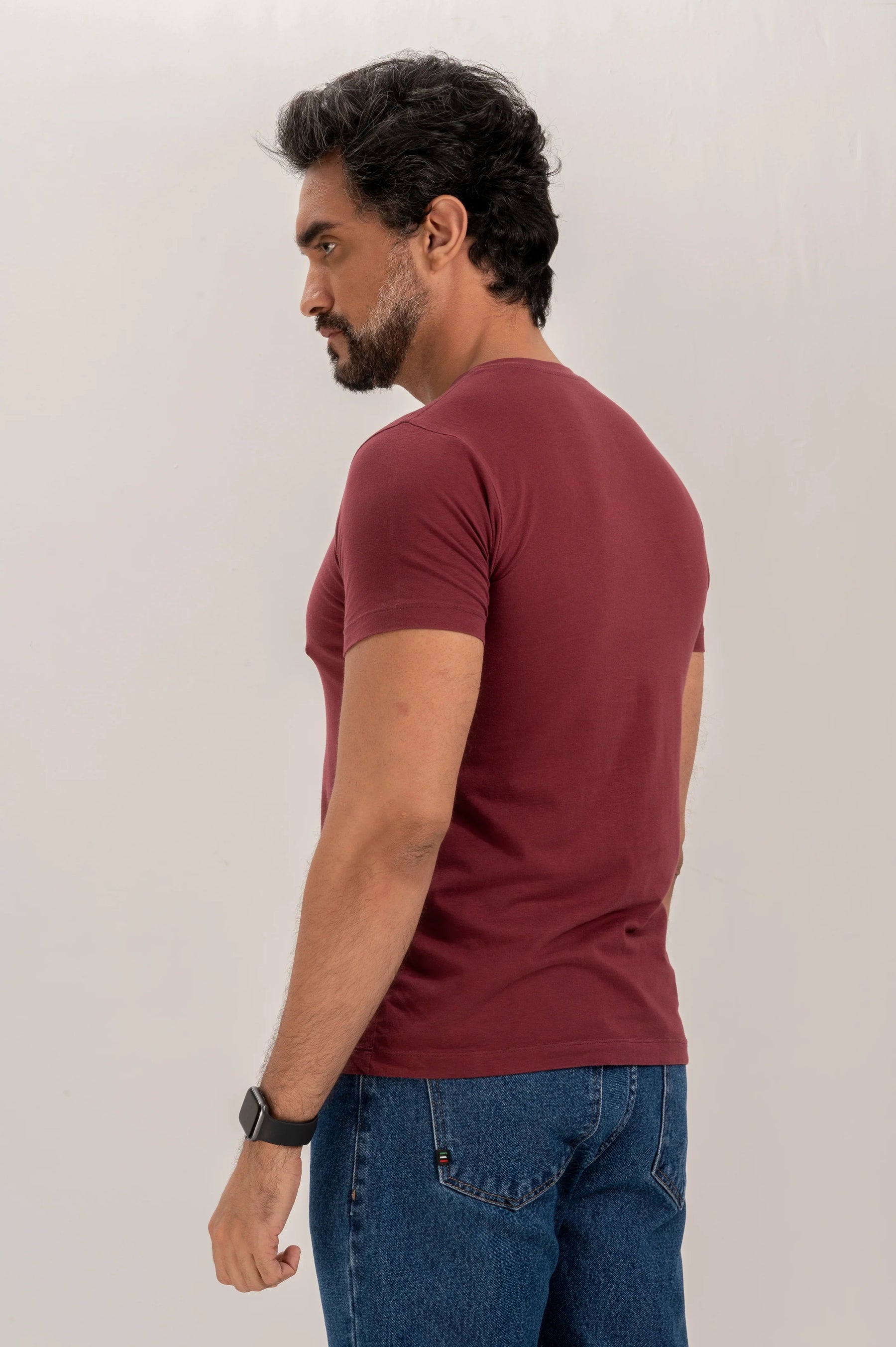 Camiseta Premium Algodão Egípcio com Logo Slim