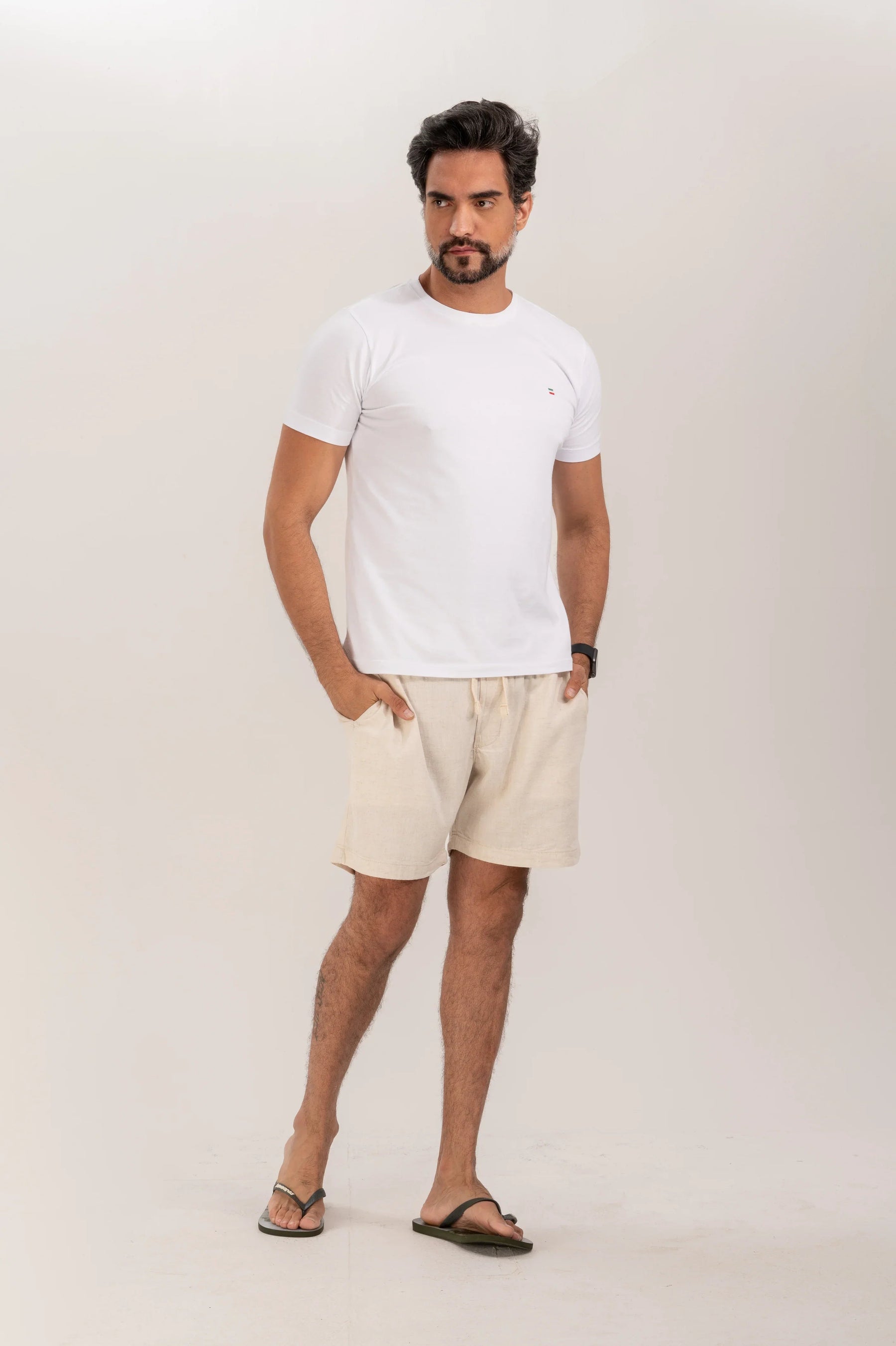 Short Linho Slim Premium Verona