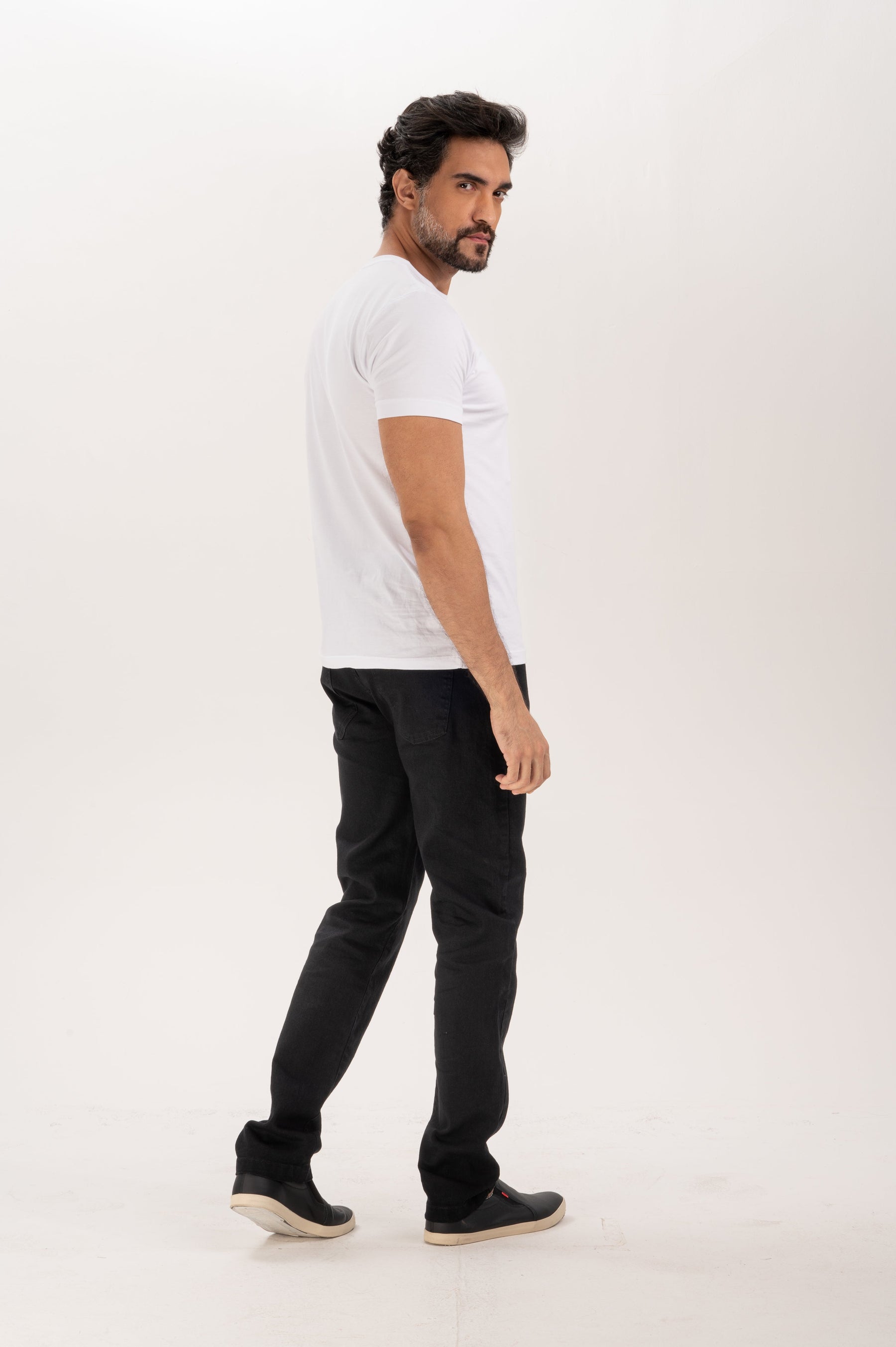 Calça Five Pocket Jeans Black Slim