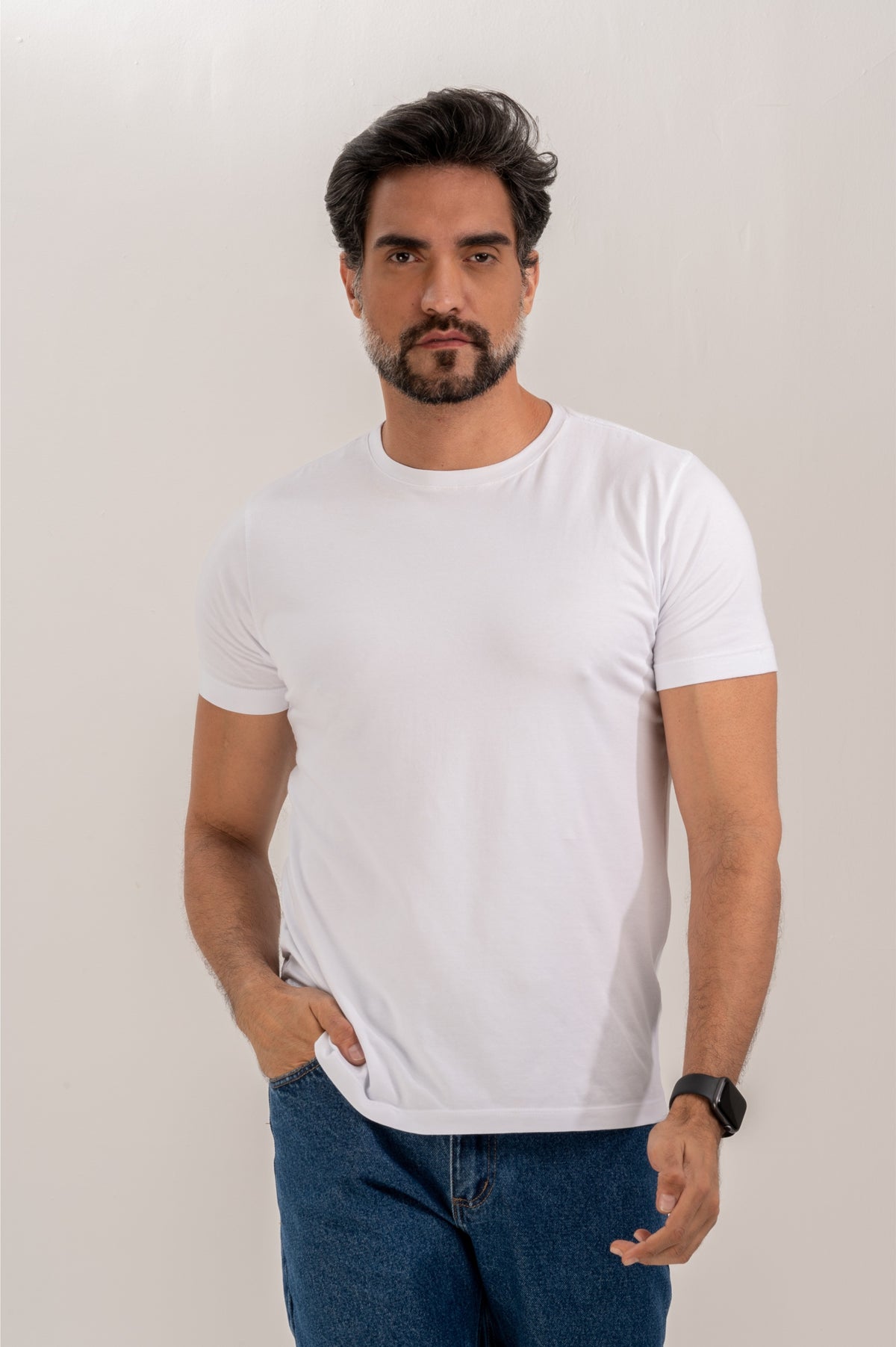 Camiseta Premium Algodão Egipcio Lisa Slim