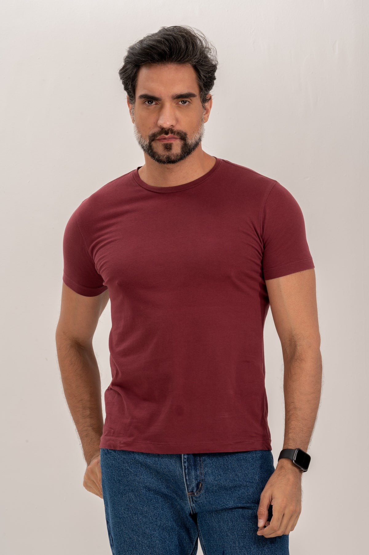 Camiseta Premium Algodão Egipcio Lisa Slim
