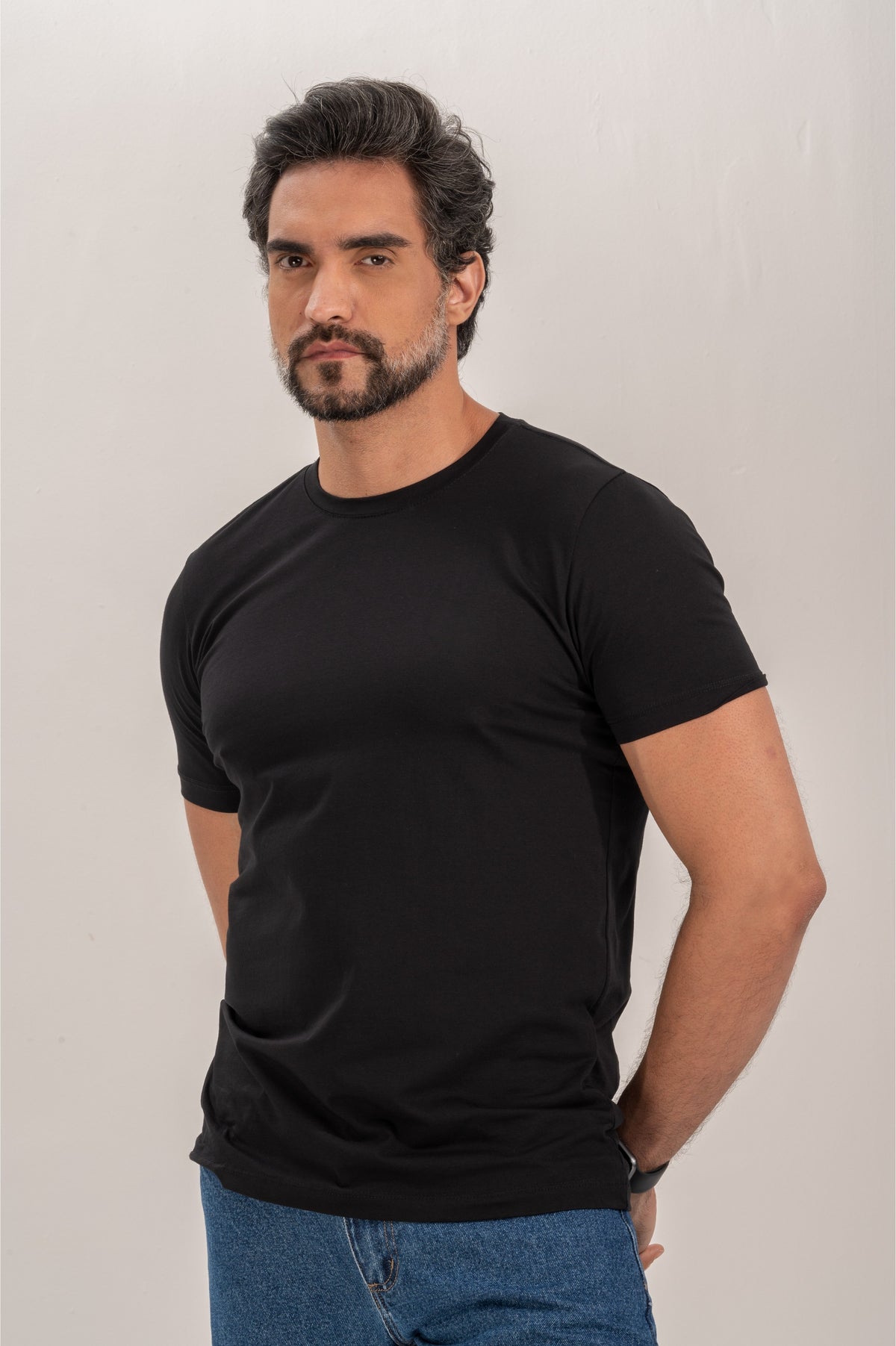 Camiseta Premium Algodão Egipcio Lisa Slim